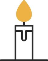 Candle Vector Icon Design