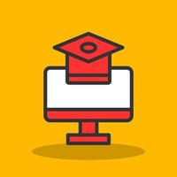 Online Education Vector Icon Design