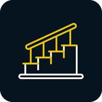 Stairs Vector Icon Design