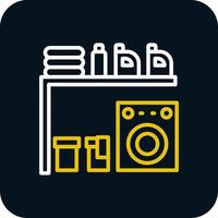 Laundry Room Vector Icon Design