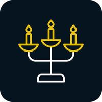 Candelabra Vector Icon Design