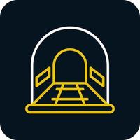 Tunnel Vector Icon Design