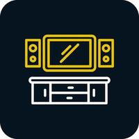 Home Theater Vector Icon Design