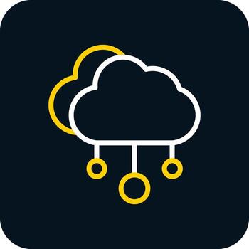 Cloud Computing Vector Icon Design