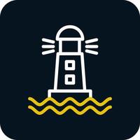 Lighthouse Vector Icon Design