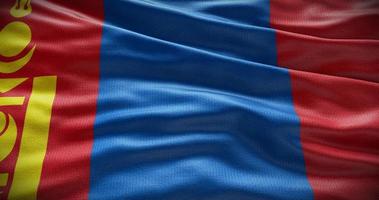 Mongolia national flag background illustration. Symbol of country photo