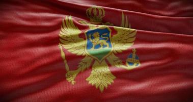 Montenegro national flag background illustration. Symbol of country photo