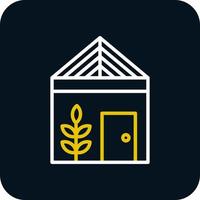 Greenhouse Vector Icon Design