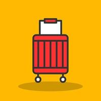 Baggage Vector Icon Design