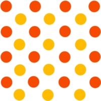 Orange Autumn Halloween polka dot color pattern background png