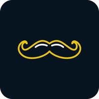 Moustache Vector Icon Design