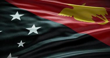 Papua New Guinea national flag background illustration. Symbol of country photo