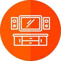 Home Theater Vector Icon Design