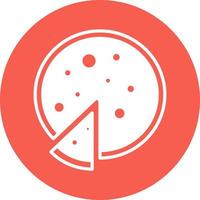 Pizza Food Solid Icon vector