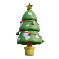 árbol de navidad sobre fondo transparente png