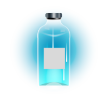Impfstoff Injektion Glas Phiole mit Spritze png
