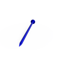 nagel geïsoleerd Aan transparant achtergrond png