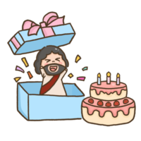 glücklich Geburtstag Element Illustration png