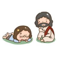 god beside you element illustration png