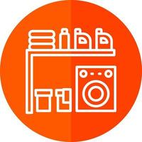 Laundry Room Vector Icon Design