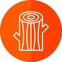 Log Vector Icon Design