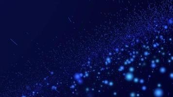 bleu particule couler animation Contexte video