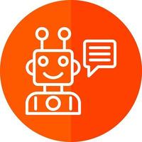 Robot Assistant Vector Icon Design