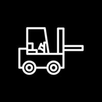 Forklift Vector Icon Design