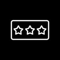 Star Rating Vector Icon Design