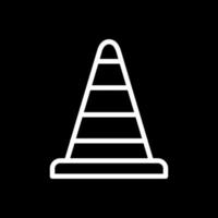 Traffic Cone Vector Icon Design