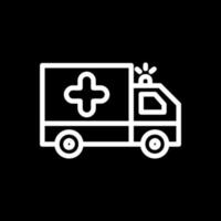 Ambulance Vector Icon Design