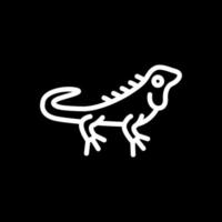 diseño de icono de vector de iguana