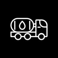 Oil Tanker Vector Icon Design