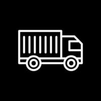 Cargo Truck Vector Icon Design