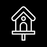 Bird House Vector Icon Design