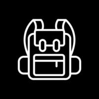 Backpack Vector Icon Design