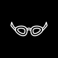 diseño de icono de vector de gafas de natación