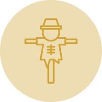 Scarecrow Vector Icon Design