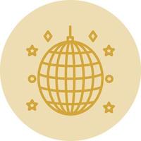 Disco Ball Vector Icon Design