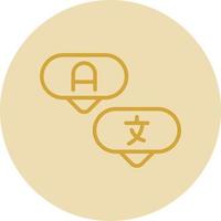 Translate Vector Icon Design