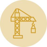 Crane Vector Icon Design