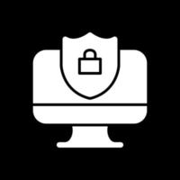 Secure Computer Vector Icon Design