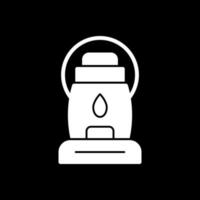 Oil Lamp Vector Icon Design