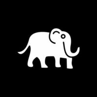 diseño de icono de vector de mamut