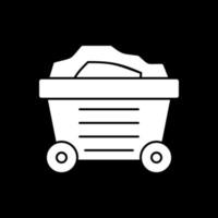 Mining Cart Vector Icon Design