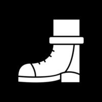 diseño de icono de vector de botas