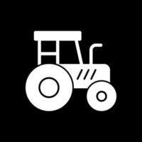 diseño de icono de vector de tractor