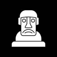 diseño de icono de vector moai