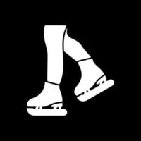 Figure Skating Vector Icon Design