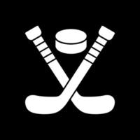 Ice Hockey Vector Icon Design